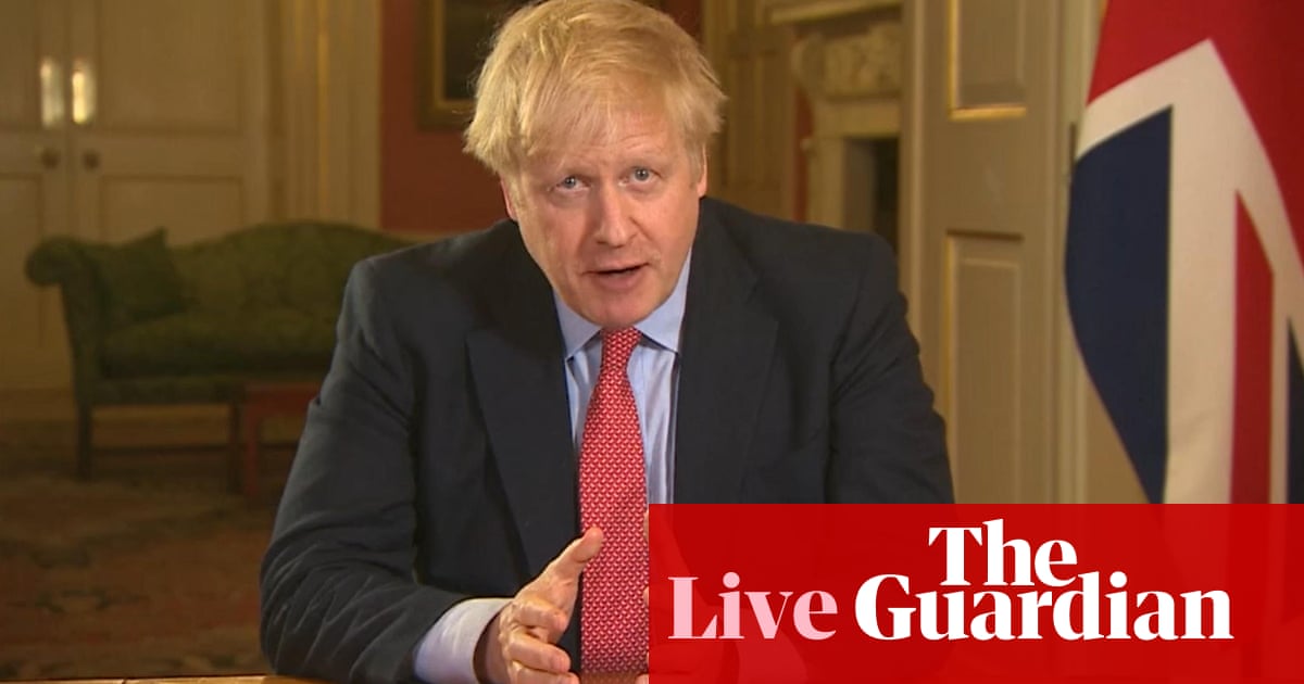 UK coronavirus: Boris Johnson announces strict lockdown across country – live