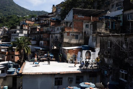 A terrace in Rio’s largest favela, Rocinha, that has become the city’s most talked about tourist attraction