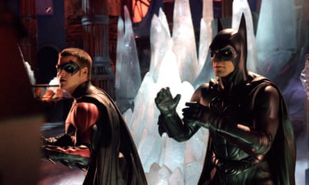 Clooney with Chris O’Donnell as Batman.