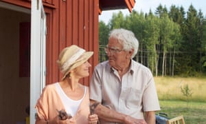 Nicci Gerrard with her father, John, in 2013.