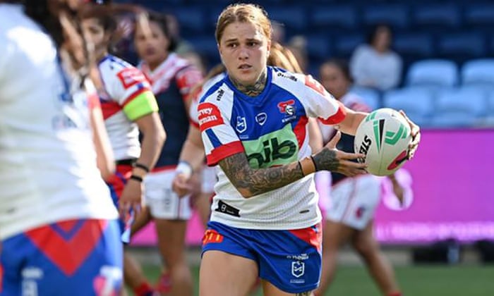 Newcastle Knights player Caitlin Moran.