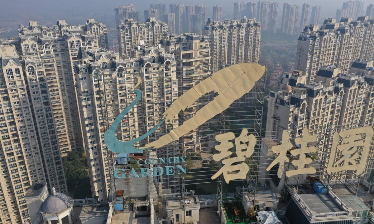 Chinese developer Country Garden reports $6.7bn loss amid fears of another Evergrande | China | The Guardian