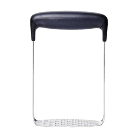 OXO Good Grips Smooth Potato Masher, Black & Stainless Steel