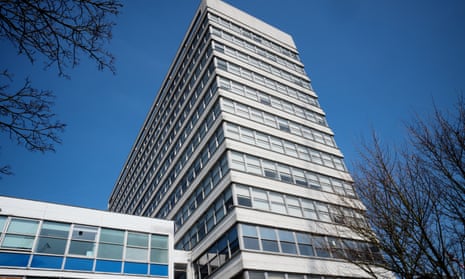 Barnet council’s former head office in north London is being converted into 254 flats