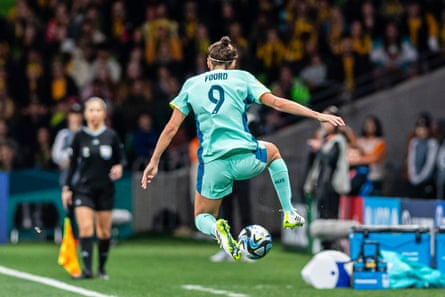 Caitlin Foord during the Group B match against Canada.