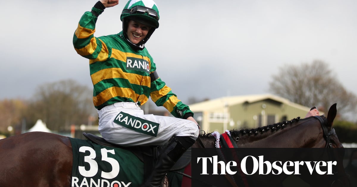 Rachael Blackmore is first female jockey to win Grand National, on Minella Times