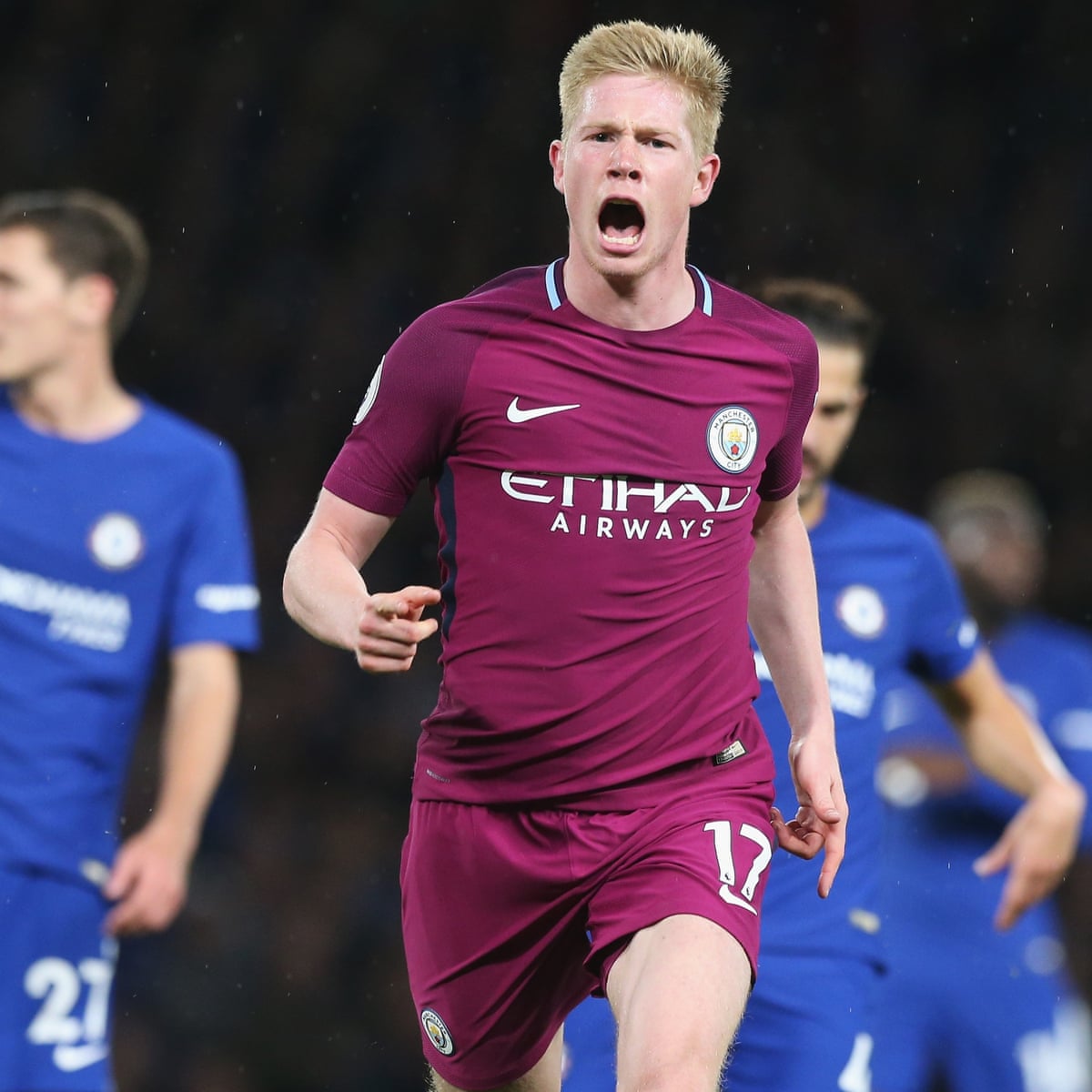 Chelsea Sunk By Kevin De Bruyne Winner For Manchester City Premier League The Guardian