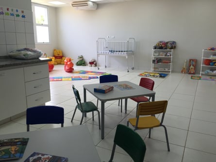 As well as support services, the centre also has a creche and temporary accommodation.