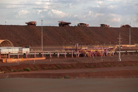 Huge truck at work in the mine