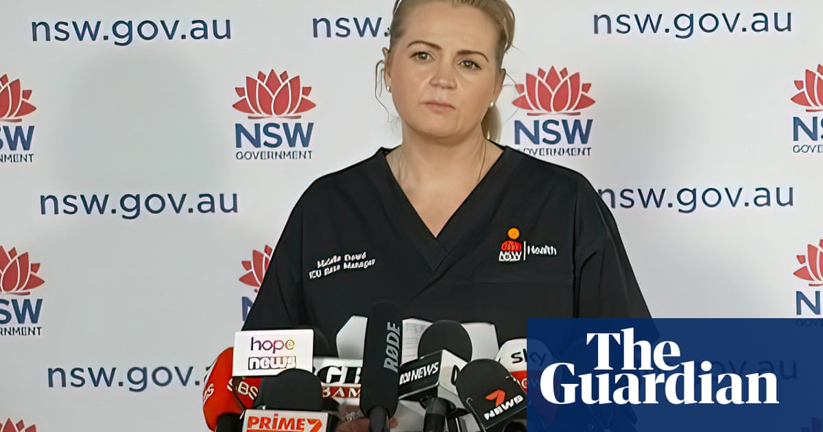 新南威尔士州 Covid-19 更新: 1,164 cases as intensive care nurse says patients 'sickest we've seen' – video