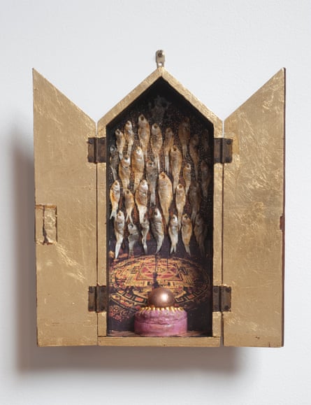 Feeding the Fishes: a small sculptural shrine