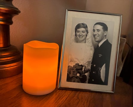 Chris and Tryn on their wedding day.