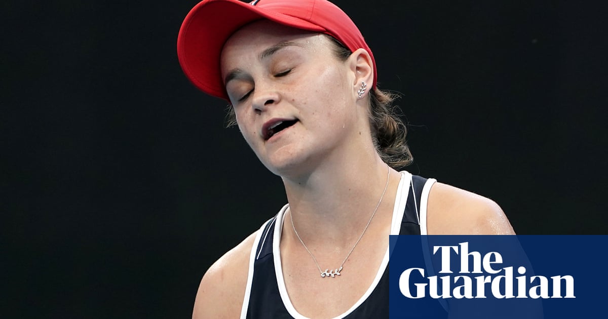 Ash Barty stunned by qualifier Brady in belated first match in Brisbane