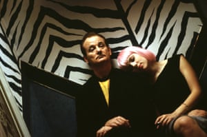Scarlett Johansson and Bill Murray in Coppolaâs 2003 romantic comedy-drama Lost in Translation.