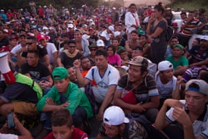 Jesús Hernández, on the migrant caravan