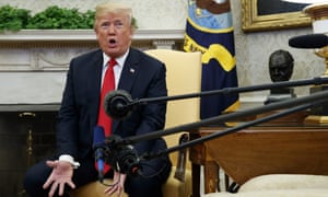 Trump at the White House on Wednesday. The ‘Libya model’ John Bolton was referring to was Gaddafi’s agreement to surrender his nuclear weapons in 2003. 5176.jpg?w=300&q=55&auto=format&usm=12&f