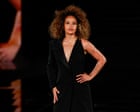 Mary Fowler makes catwalk debut during Paris fashion week in show celebrating sisterhood