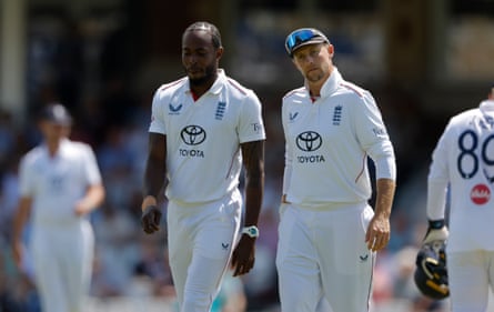 Joe Root with Jofra Archer