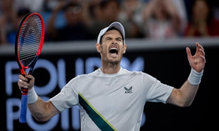 Andy Murray was back to his snarling, persistent best in Melbourne.