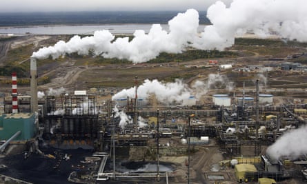 The processing facility at the Suncor tar sands operations near Fort McMurray, Alberta.