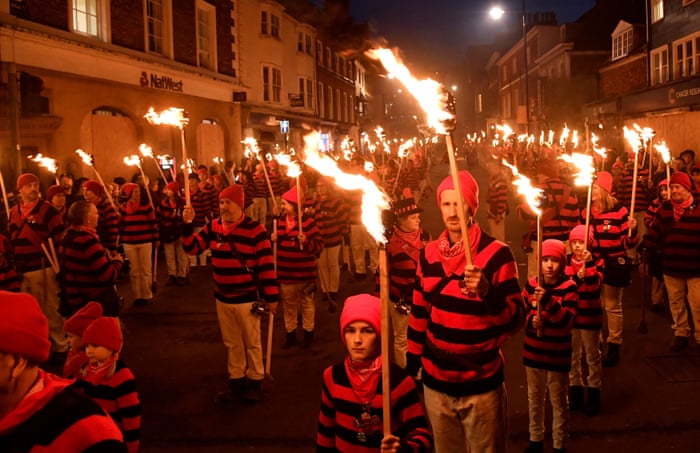 Lewes Bonfire Night Parade In Pictures Uk News The Guardian