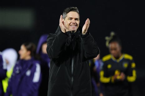 Marc Skinner, manager of Manchester United Women