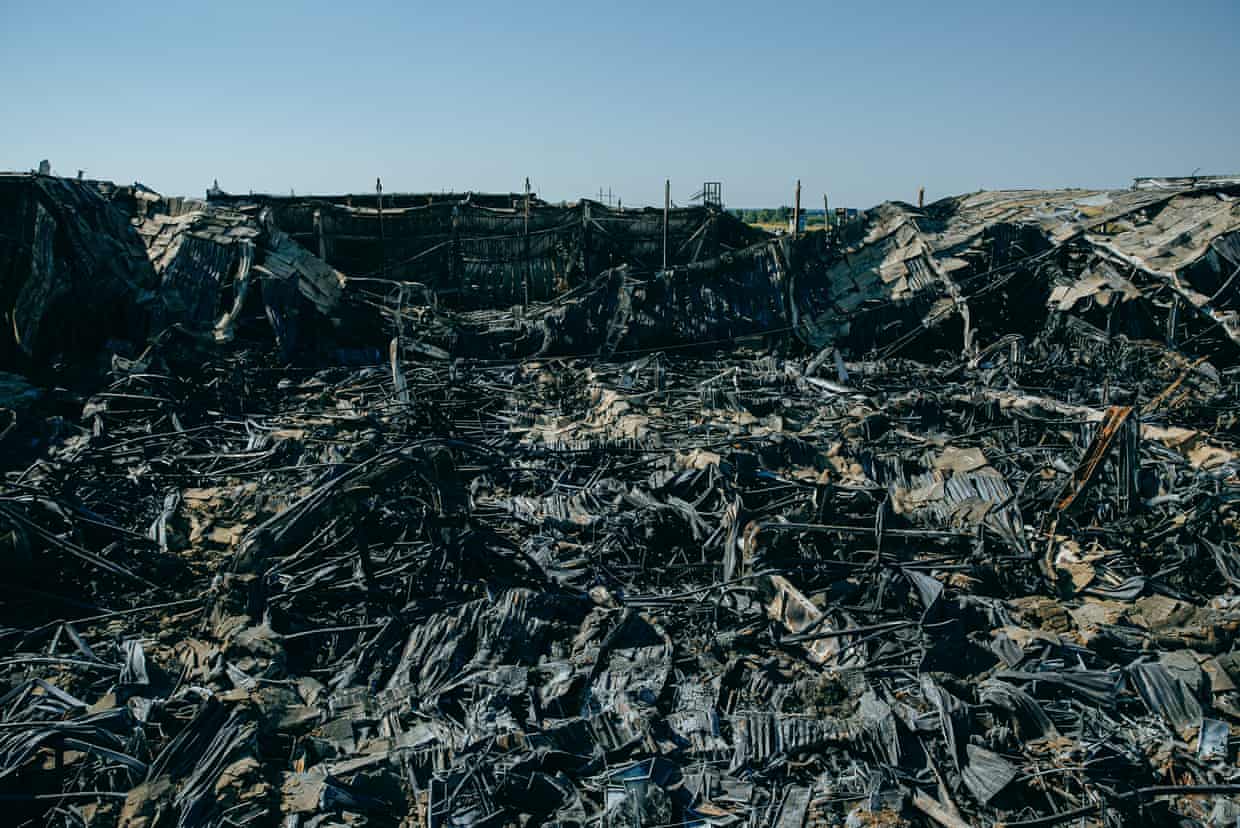 The ruins of a factory