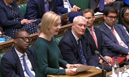 Liz Truss opens a debate on UK energy costs in the House of Commons.