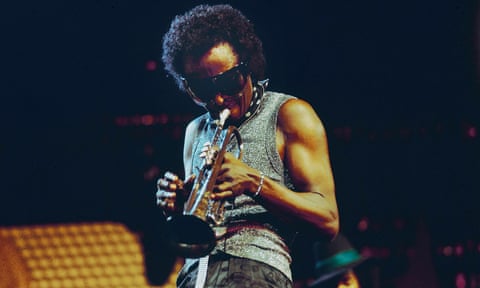 Miles Davis at the Montreux jazz festival in 1973
