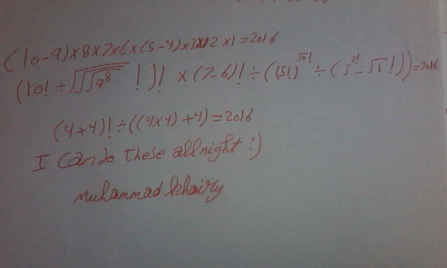 Did You Solve It Complete The Equation 10 9 8 7 6 5 4 3 2 1 16 Science The Guardian Did You Solve It Complete The Equation 10 9 8 7 6 5 4 3 2 1 16 Science The Guardian