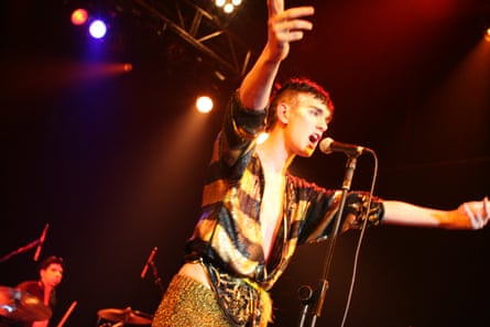 Homemade clothes and ambiguous sexuality …Wolf on stage at the Astoria in London in 2007.
