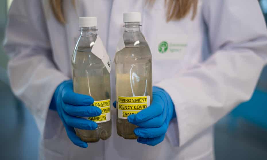 Wastewater samples to be tested for Covid-19 in Exeter, Devon.