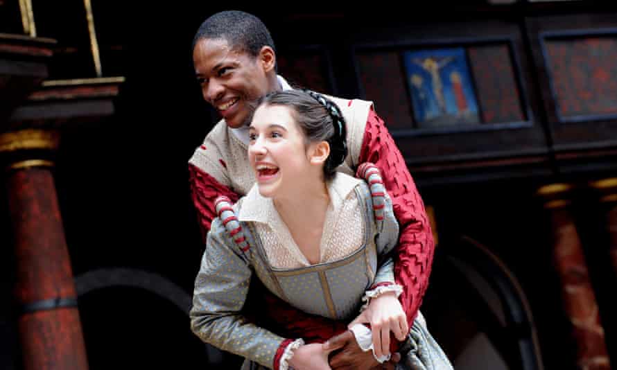 Adetomiwa Edun and Ellie Kendrick in Romeo and Juliet in 2009.