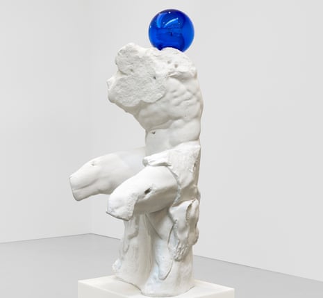 Gazing Ball (Belvedere Torso), 2013, by Jeff Koons.