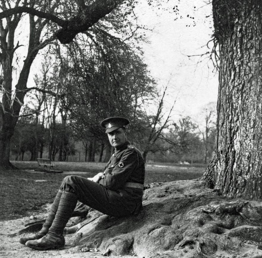 ‘He witnessed things he was never to speak of … except perhaps in music’ … Vaughan Williams serving in the Field Ambulance in 1915.