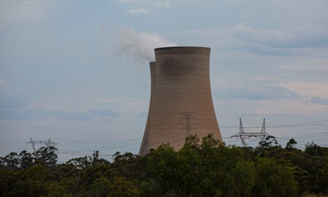 AGL’s Hunter Valley-based Bayswater black coal-fired power station. Its scheduled closure has been brought forward to 2033 from 2035. 