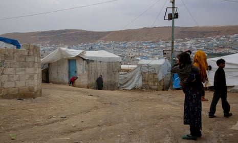 The Atmeh camp on Syria’s Turkish border, 