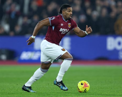 Adama Traore makes his first start for West Ham today since signing from Fulham.