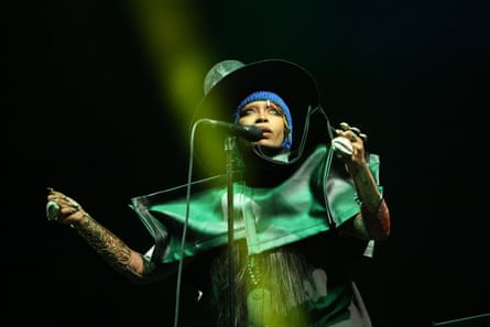 Erykah Badu on stage