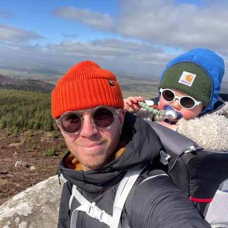 Paddy Maddison and baby