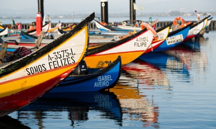 Fishing boats at Torreira.