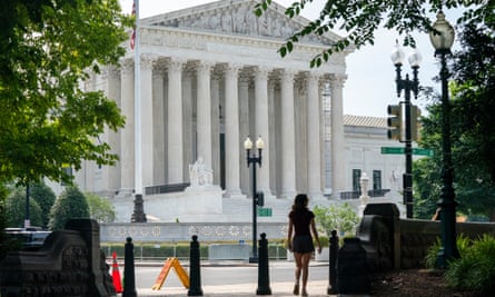 Supreme court building in Washington