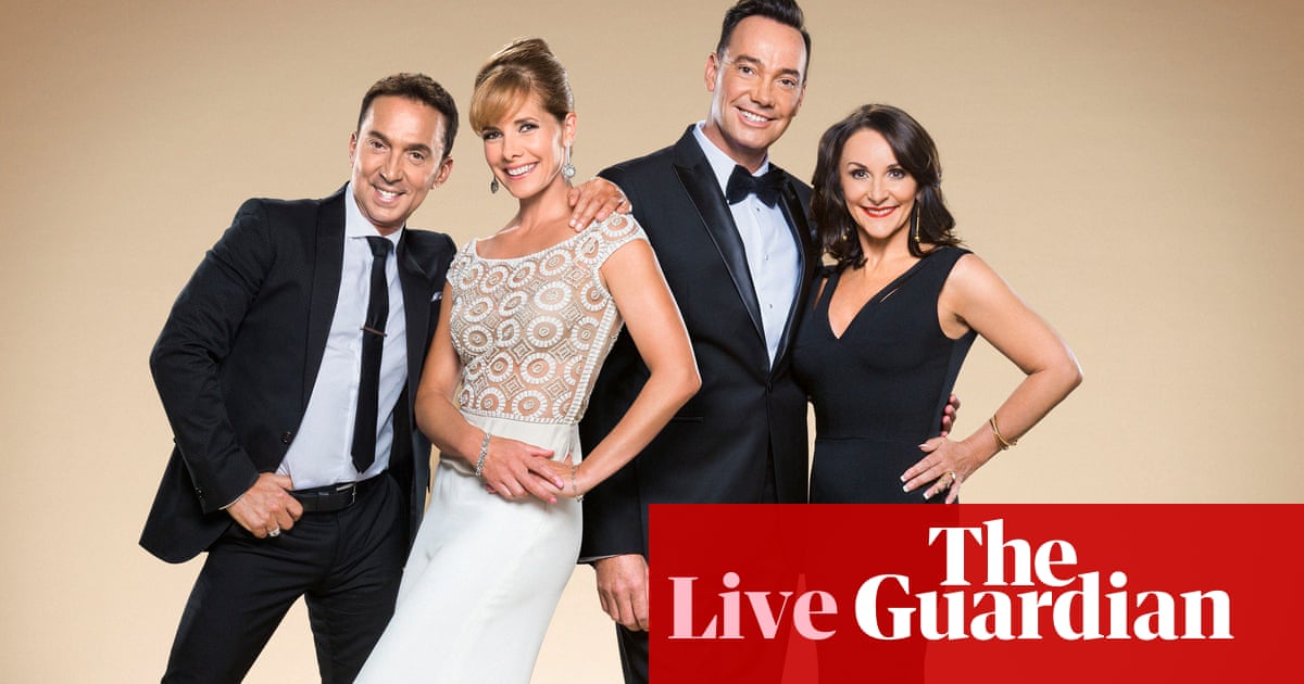 strictly come dancing 2017 the launch night as it happened television radio the guardian