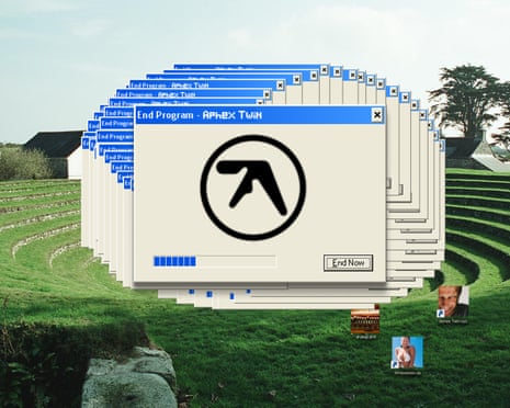 Subtle foreshadowing … Aphex Twin takes over the internet.