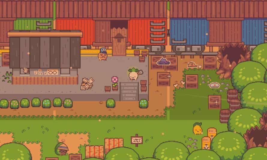 A screenshot from Turnip Boy Commits Tax Evasion