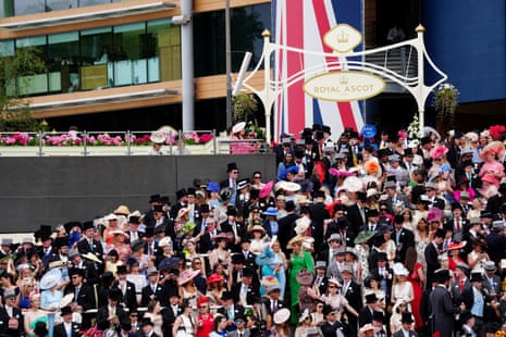 Racegoers filling the stands during day five of Royal Ascot.