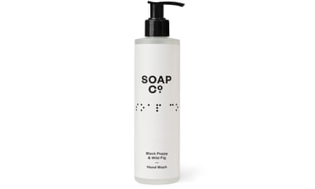 Soap Co black poppy and wild fig hand wash