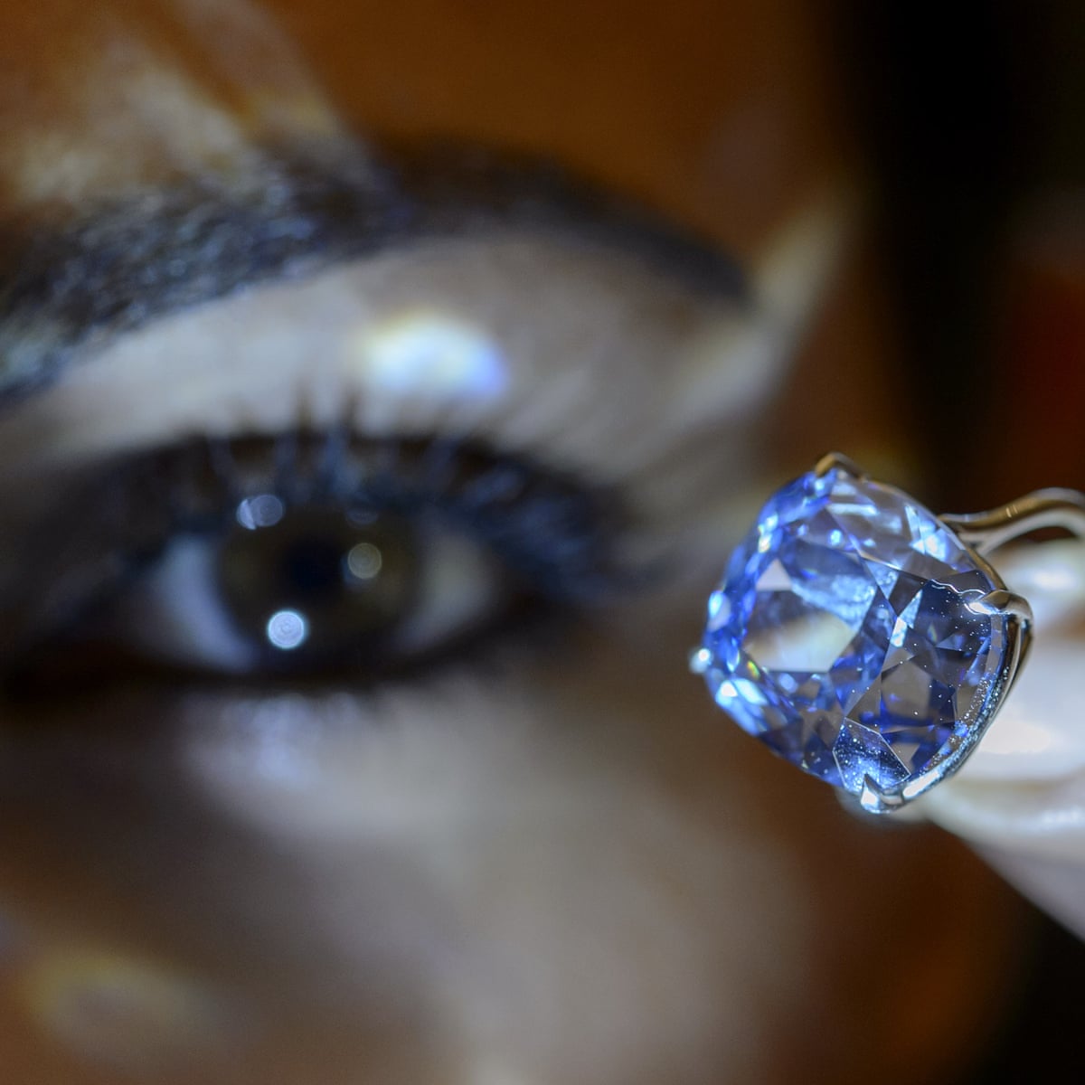 Billionaire Buys 7 Year Old Daughter Blue Moon Diamond For Record 48m Hong Kong The Guardian