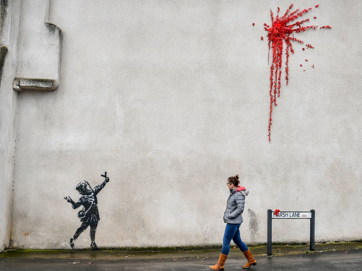 Say It With Banksy Valentine S Gift Catapults House To Street Art Fame Art And Design The Guardian