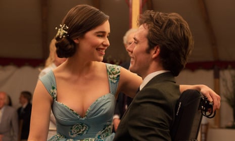 A chaste ideal … Emilia Clarke, left, and Sam Claflin in Me Before You.